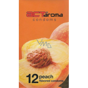 Primeros Act aroma Peach kondom broskev 12 kusů