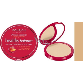 Bourjois Healthy Balance Unifying Powder kompaktní pudr 55 Beige Fonce 9 g