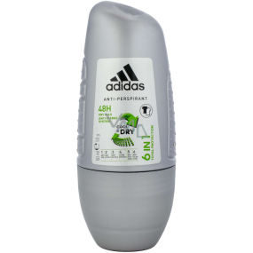 Adidas Cool & Dry 48h 6v1 kuličkový antiperspirant deodorant roll-on pro muže 50 ml
