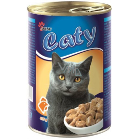 Akinu Caty kousky v omáčce s kuřecím pro kočky plechovka 415 g