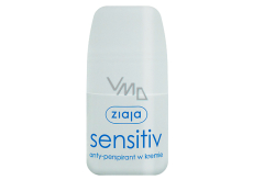 Ziaja Sensitive Creamy kuličkový antiperspirant deodorant roll-on pro ženy 60 ml