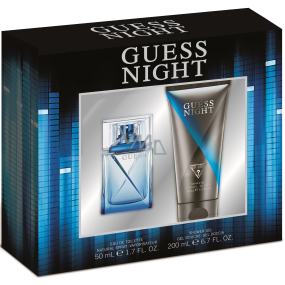 Guess Night toaletní voda 50 ml + sprchový gel 200 ml, dárková sada