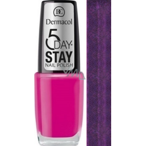 Dermacol 5 Day Stay Nail Polish lak nehty 10 10 ml