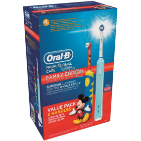 Oral-B Precision Clean 500 + Mickey kartáček DB10K elektrický zubní kartáček 2 kusy Rodinné balení
