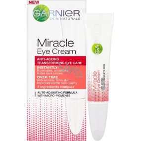 Garnier Skin Naturals Miracle Skin Cream transformující oční péče proti stárnutí 15 ml
