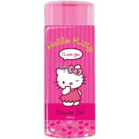 Hello Kitty Vůně maliny sprchový gel pro děti 400 ml