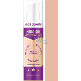 Miss Sporty Mission Correction Multi-Action Foundation make-up 001 Ivory 27,3 ml