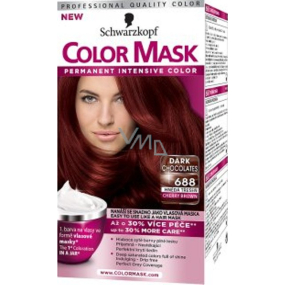 Schwarzkopf Color Mask barva na vlasy 688 Hnědá třešeň