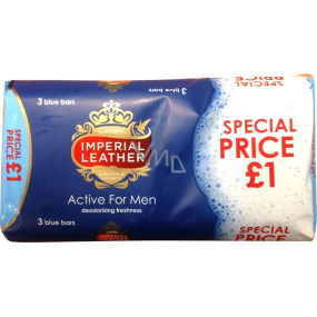 Cussons Imperial Leather for Men Active toaletní mýdlo 3 x 100 g