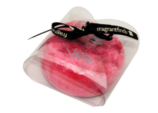 Fragrant Jubilation Glycerinové mýdlo masážní s houbou naplněnou vůní parfému Calvin Klein Euphoria for Woman v barvě červené 200 g