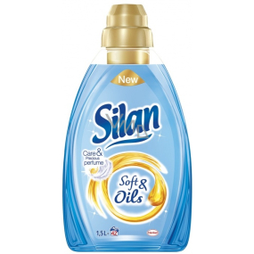 Silan Soft & Oils Care & Precious Perfume Oils Blue avivážní prostředek koncentrát 42 dávek 1,5 l