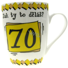 Nekupto Hrnek narozeninový Jak ty to děláš? 70 350 ml