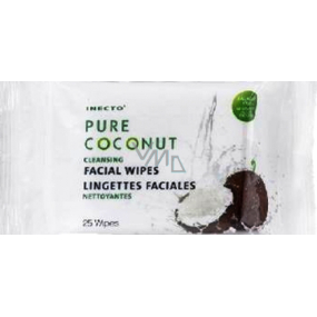 Inecto Pure Coconut čisticí pleťové ubrousky 25 kusů