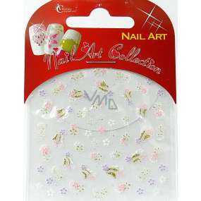Absolute Cosmetics Nail Art samolepicí nálepky na nehty S3D024 1 aršík