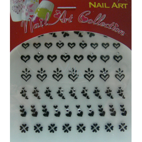 Absolute Cosmetics Nail Art samolepicí nálepky na nehty 3DS20B 1 aršík