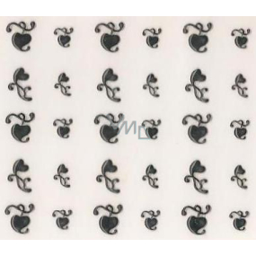 Absolute Cosmetics Nail Art samolepicí nálepky na nehty NT001 1 aršík