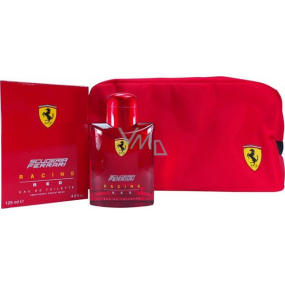 Ferrari Racing Red toaletní voda 125 ml + kosmetická taška, dárková sada