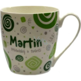 Nekupto Twister hrnek se jménem Martin zelený 0,4 litru