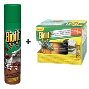 Biolit P Proti lezoucímu hmyzu s desinfekční přísadou 400 ml + lapač vos, sršňů a much komplet 200 ml