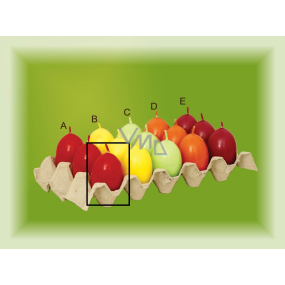 Lima Aromatické vajíčko svíčka červená A 40 x 60 mm 1 kus