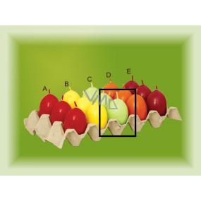 Lima Aromatické vajíčko svíčka zelená C 40 x 60 mm 1 kus