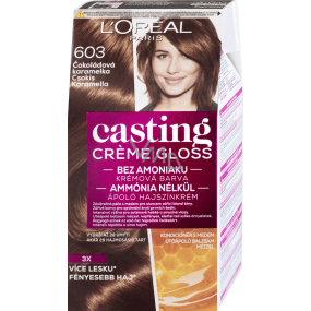 Loreal Paris Casting Creme Gloss barva na vlasy 603 čokoládová karamelka