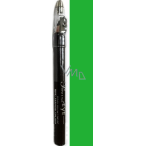 Princessa Fashion Best Colour voděodolná stínovací tužka na oči 09 Emerald Green se třpytkami 3,5 g
