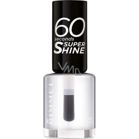 Rimmel London 60 Seconds Super Shine Nail Polish lak na nehty 740 Clear 8 ml