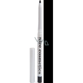 Diva & Nice Vysouvací konturovací tužka na oči s ořezávátkem 01 Černá 1,2 g