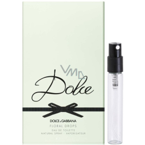 Dolce & Gabbana Dolce Floral Drops Eau de Toilette toaletní voda pro ženy 2 ml s rozprašovačem, vialka