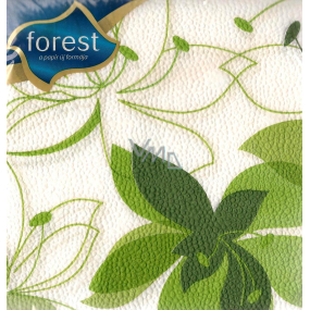 Forest Papírové ubrousky 1 vrstvé 30 x 30 cm 45 kusů Zelený květ