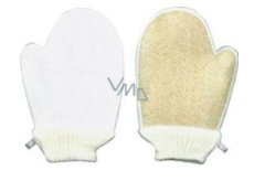 Lufa Cylindrica Masážní žínka rukavice + froté žínka 16 x 24 cm vhodné i pro alergiky 1 kus