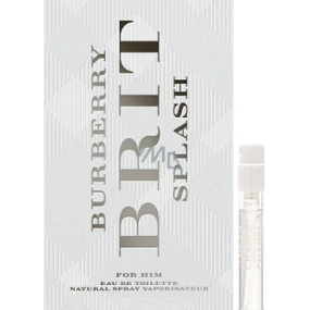 Burberry Brit Splash for Him toaletní voda 2 ml s rozprašovačem, vialka