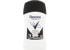 Rexona Invisible On Black + White Clothes antiperspirant deodorant stick pro ženy 40 ml