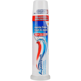 Aquafresh Family Protection Fresh & Minty zubní pasta s dávkovačem 100 ml