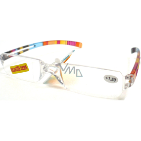 Berkeley Čtecí dioptrické brýle bez obrouček +1,50 růžovooranžové CB01 1 kus MC2066