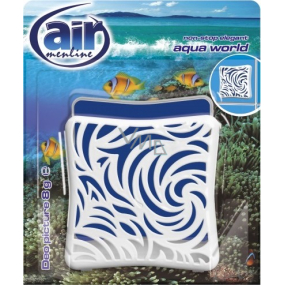 Air Menline Deo Picture Non Stop Elegant Aqua World gelový osvěžovač vzduchu 8 g