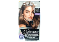 Loreal Paris Préférence barva na vlasy 7.1 Iceland Blond popelavá
