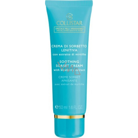 Collistar Soothing Sorbet Cream with Blueberry Extract zklidňující sorbetový krém 50 ml