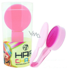 W7 Hair Chalk barvící křída na vlasy Pink 2 g