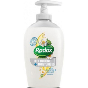 Radox Feel Hygienic & Moisturised Heřmánek a jojobový olej tekuté mýdlo dávkovač 250 ml