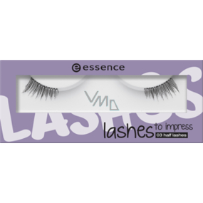 Essence Lashes To Impress umělé řasy 03 Half Lashes 1 pár