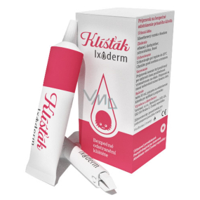 Vetrisol IXOderm bezpečná likvidace přisátých klíšťat 10 ml