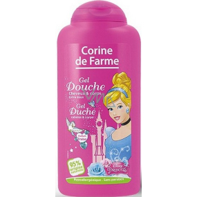 Corine de Farme Disney Princess 2v1 šampon na vlasy a sprchový gel pro děti 250 ml