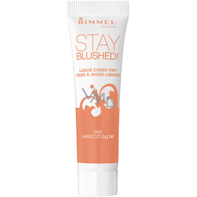 Rimmel London Stay Blushed! tvářenka 005 Apricot Glow 14 ml