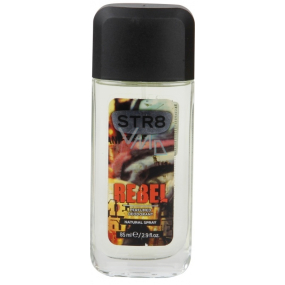 Str8 Rebel parfémovaný deodorant sklo pro muže 85 ml