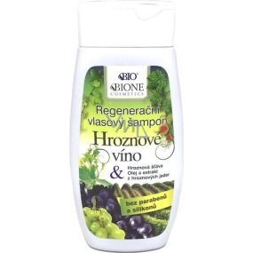 Bione Cosmetics Hroznové víno regenerační šampon pro všechny typy vlasů 250 ml