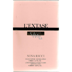 Nina Ricci L Extase parfémovaná voda 80 ml + tělové mléko 200 ml, dárková sada