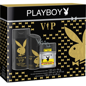 Playboy Vip for Him deodorant sprej 150 ml + sprchový gel 250 ml + Morning Fight balzám po holení 100 ml, kosmetická sada