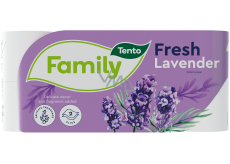 Tento Family Fresh Lavender parfémovaný toaletní papír 2 vrstvý 150 útržků 8 kusů
